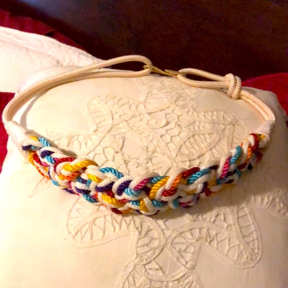 Braided Rope Belt Multi Color - Picture 1 of 9